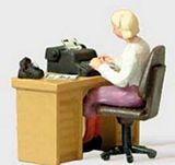 Preiser 28094 Secretary at her desk