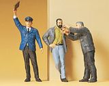 Preiser 63058 Conductor Smoking railway workers