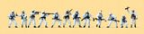 N Military 1:72 unpainted Model Figures