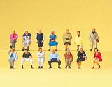 Preiser 79199 Seated Passengers 14 miniature figures