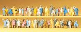 Preiser 79251 Passengers passers-by 60 figures Simplified painting