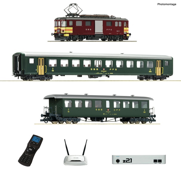Roco 51339 z21 digital set Electric luggage railcar De 44