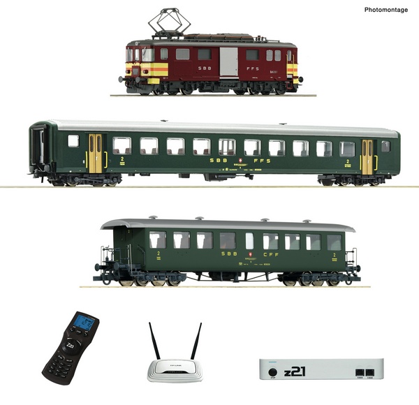 Roco 51339 z21 Digital Starter Set Electric luggage railcar De 44