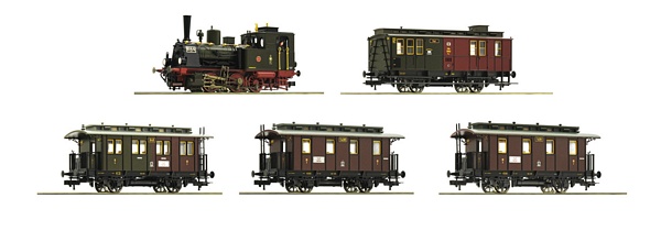 Roco 61476 Steam locomotive T3 and passenger cars K P E V