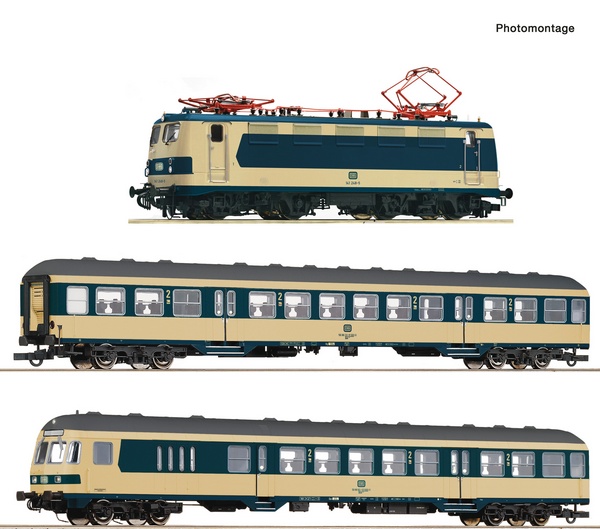 Roco 61484 3 piece set The Karlsruh e train 