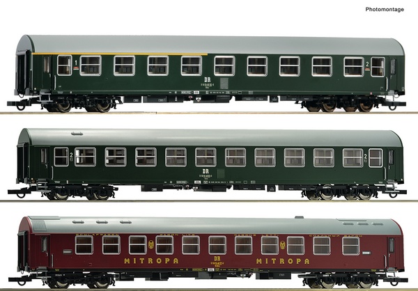 R6200029 3 Piece Set 2 Passenger Coaches DR