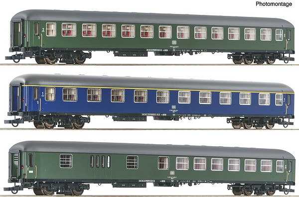 Roco 6200051 3 Piece Set 1 D 377 Hispania Express DB DC