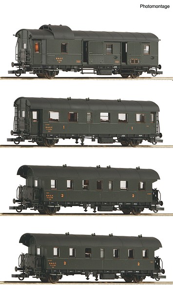 Roco 6200055 4 Piece Set Passenger Train SNCF