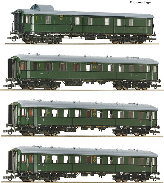 Roco 6200056 4 Piece Set 1 Traditional Train Zwickau DR