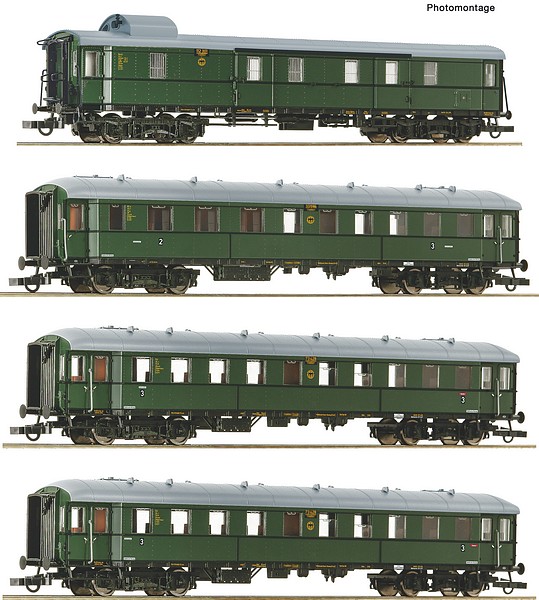 Roco 6200056 4 Piece Set 1 Traditional Train Zwickau DR