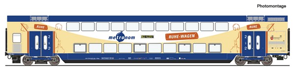 Roco 6200107 Double-Decker Coach Metronom DC