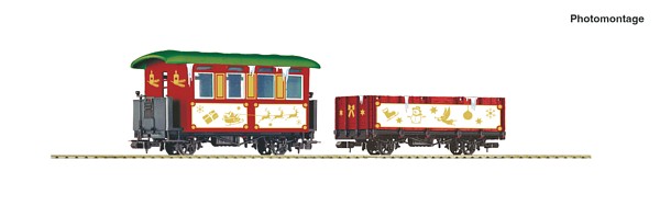 Roco 6230001 2 Piece Set Christmas Train DC