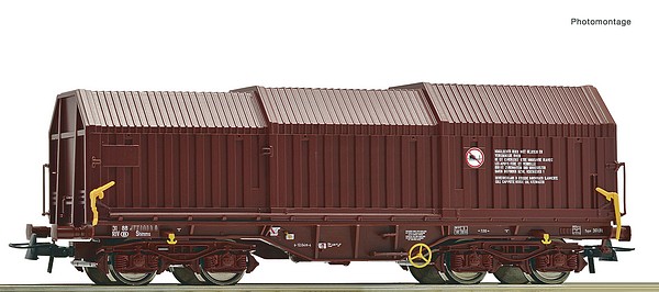 Roco 6600061 Telescopic Covered Wagon SNCB DC