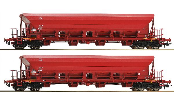 Roco 67087 2 Piece Set Self Unloading Hopper Wagons DB AG