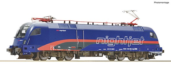 Roco 78496 Electric Locomotive 1116 195-9 Nightjet OBB AC