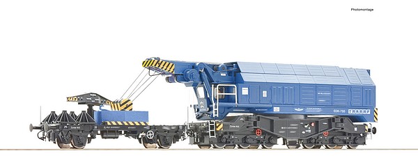 Roco 7310067 Digital Railway Slewing Crane EDK 750 PKP DCC