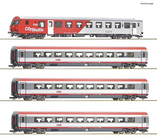 Roco 74047 4 Piece Set IC 515 Hahnenkamm OBB DC