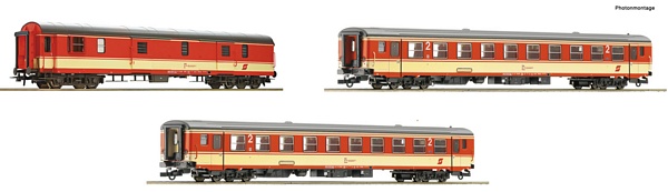 Roco 74052 3 piece set 1 Express tr ain E 712 