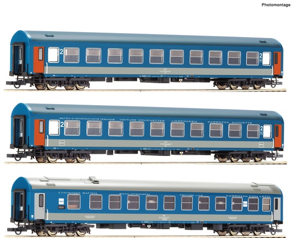Roco 74188 3 piece set 1 Passenger coaches D 374375 
