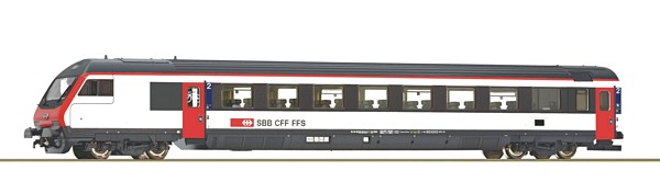 Roco 74478 Control coach 2nd Class for EW-IV Shuttle Trains SBB DC