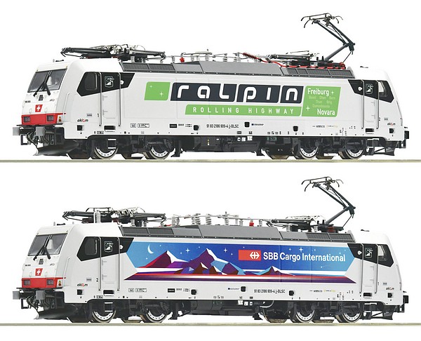 Roco 7520035 Electric Locomotive 186 909-4 Nightpiercer SBB/Ralpin AC