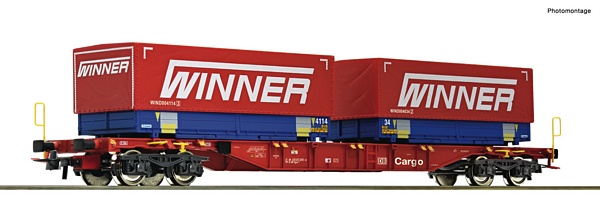 Roco 75893 Container carrier wagon 