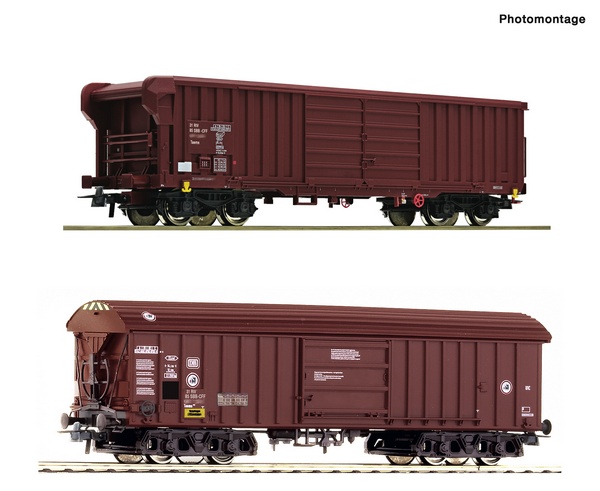 Roco 76020 2 piece set Goods wagons