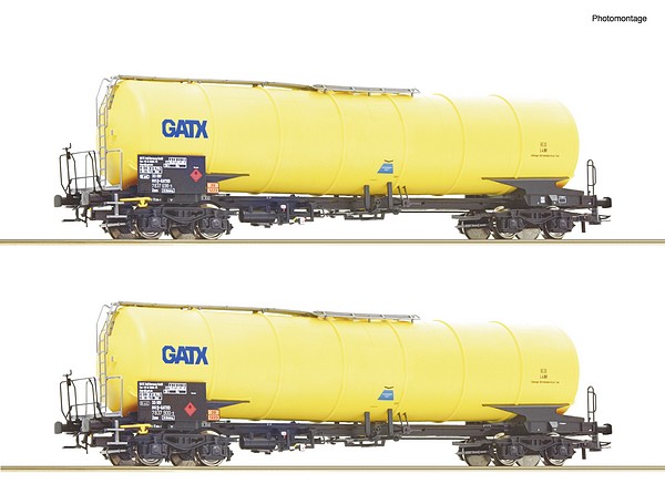 Roco 76025 2 Piece Set Tank Wagon GATX DC