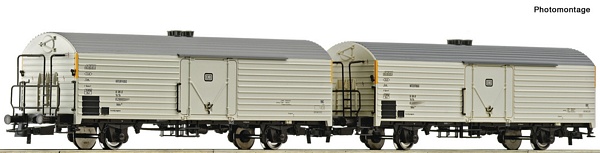 Roco 76034 2 piece set Refrigerator wagons 