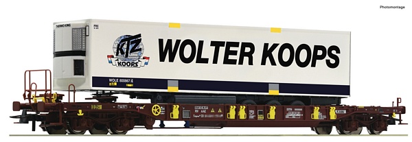 Roco 76224 Pocket wagon T3 Wolter Koops Trailer 