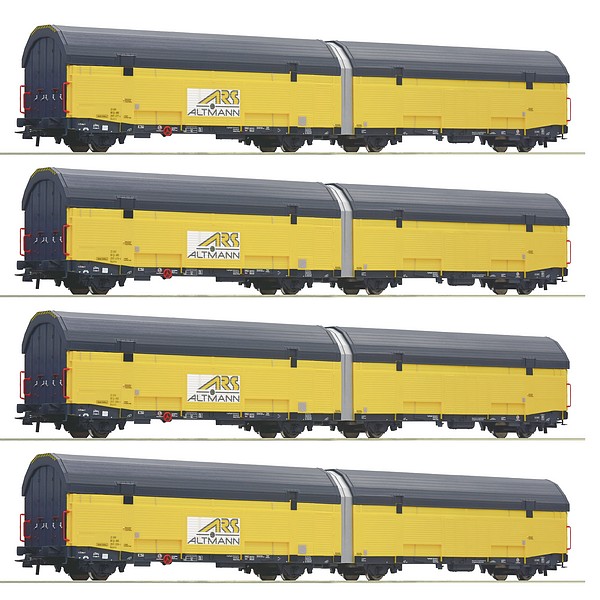 Roco 77049 4 Piece Set Car Transport ARS Altmann DC