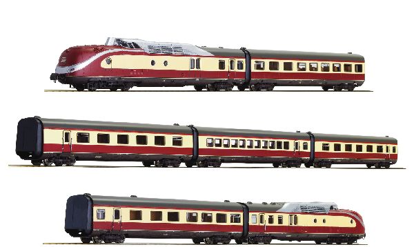 Roco 79935 7 Piece Set Diesel Multiple Unit Class 601 DB