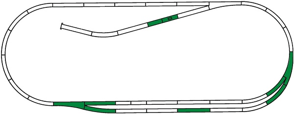 Roco 42011 Extension track set C