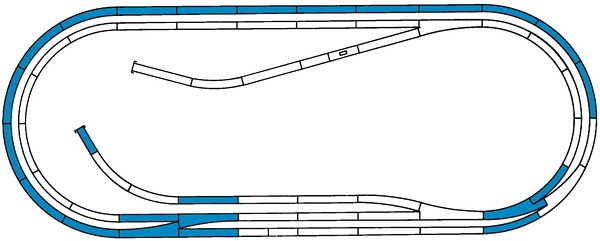 Roco 42012 Extension track set D