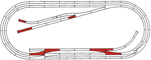 Roco 42013 Extension track set E