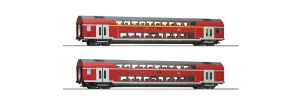 Roco 74149 2 piece set Double deck coaches 