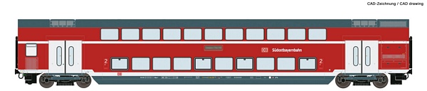 Roco 74157 Double deck coach 