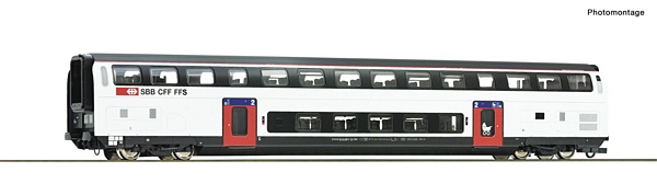 Roco 74716 2nd class double deck coach SBB