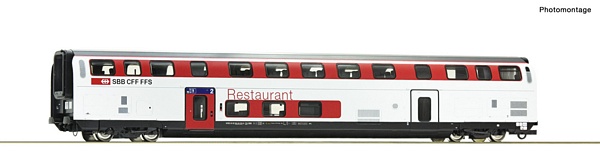 Roco 74717 Double deck dining coach SBB