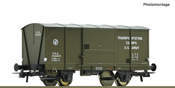 Roco 76316 Covered goods wagon USATC