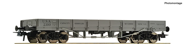 Roco 76317 Low side wagon USATC