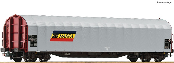 Roco 76474 Sliding tarpaulin wagon CFR Marfa