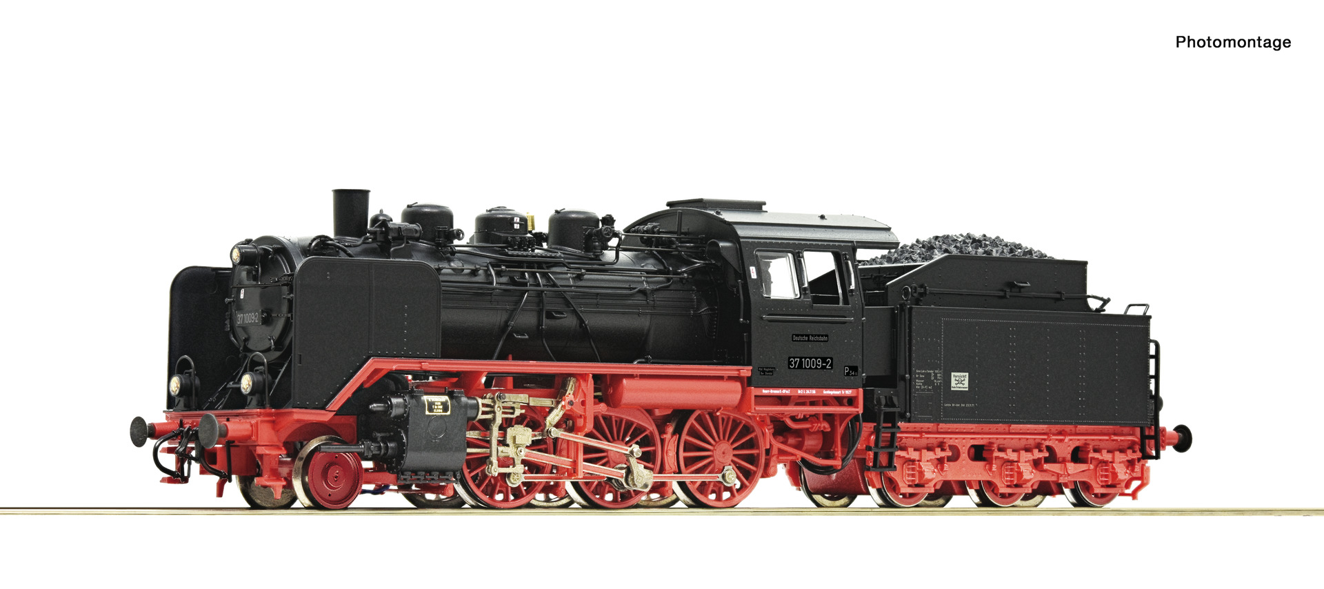 ROCOページです Roco 79212 Steam locomotive 37 1009 2