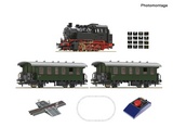 Roco 51161 Analogue start set Steam locomotive class 80 with passenger train