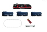 Roco 51342 z21 start digital set Diesel locomotive class 232 with goods train Cargounit PKP