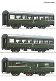 Roco 6200009 3 Piece Set 1 Passenger Train DR DC