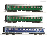 Roco 6200036 3 Piece Set 1 Express Train Coaches CSD DC
