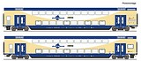 Roco 6220106 2 Piece Set Double-Decker Coaches Metronom AC