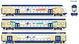 Roco 6210105 3 Piece Set Double-Decker Coaches Metronom DC