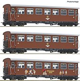 Roco 6240002 3 Piece Set Otscherbar Passenger Train NOVOG DC